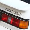 Black Toyota Corolla Levin AE86 kouki (facelift) rear bootlid decal sticker