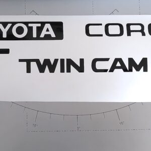 European Toyota Corolla decal pre-facelift - Actual product