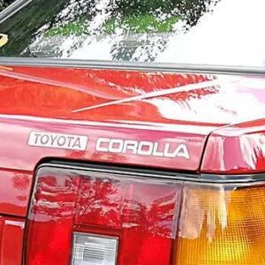 European Toyota Corolla decal pre-facelift example