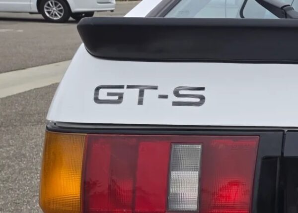 Toyota Corolla GT-S AE86 trunk badge sticker