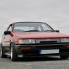 Toyota Corolla AE86 facelift (kouki) grille sticker decal example