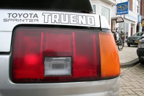 Toyota Sprinter Trueno AE86 decal sticker in black