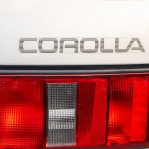 US and European Corolla decal post-facelift example